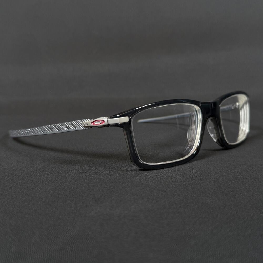 Oakley OX8092-0355 55 18 138 Grey Smoke black Pitchman Carbon Eyeglasses w case